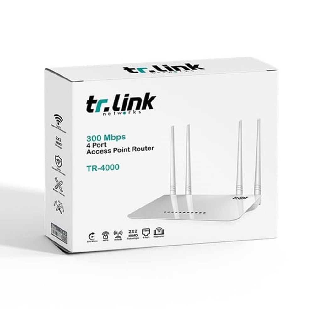 Tr-Link TR4000 Antenli Access Point Router