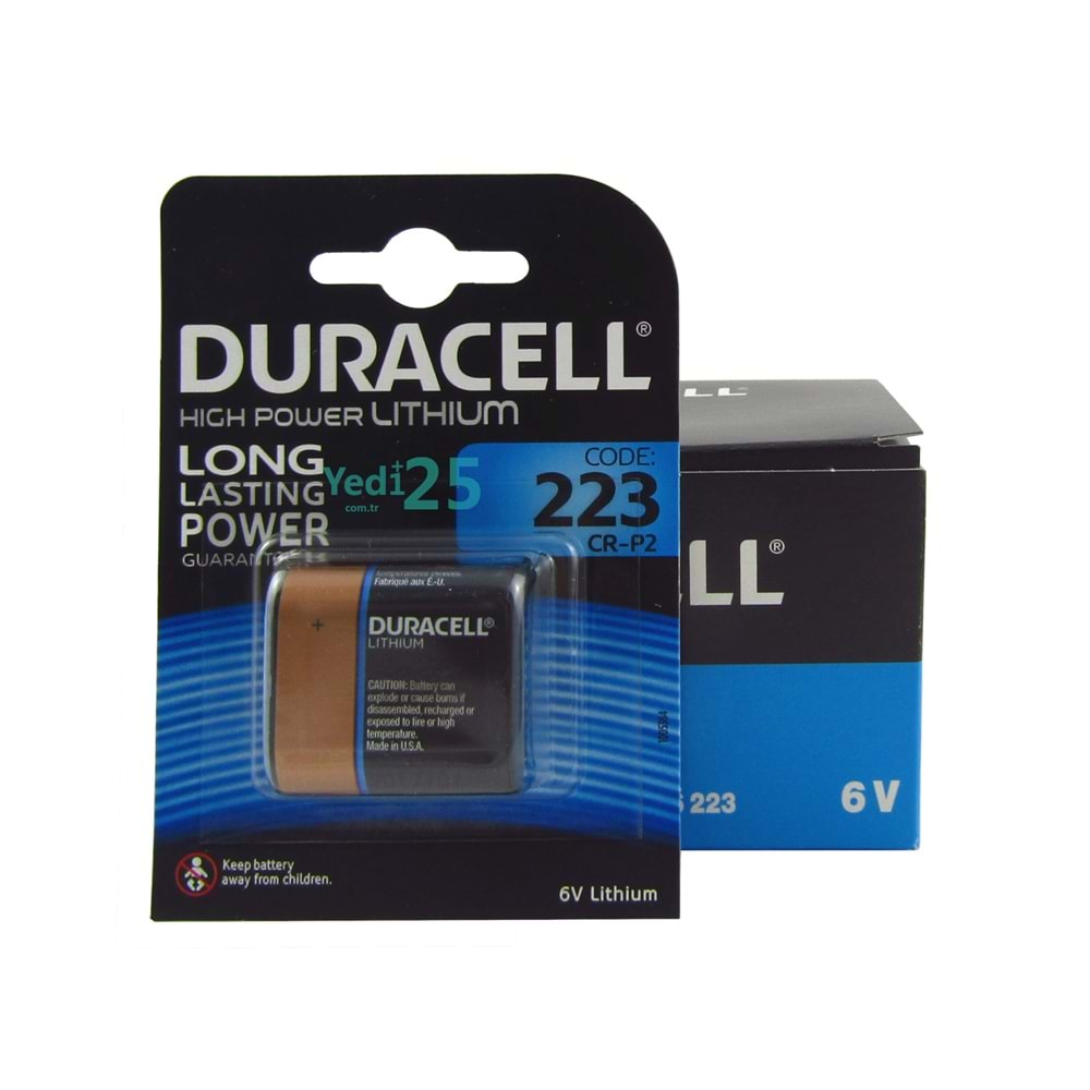 Duracell 6V CR-P2 Lithium Pil