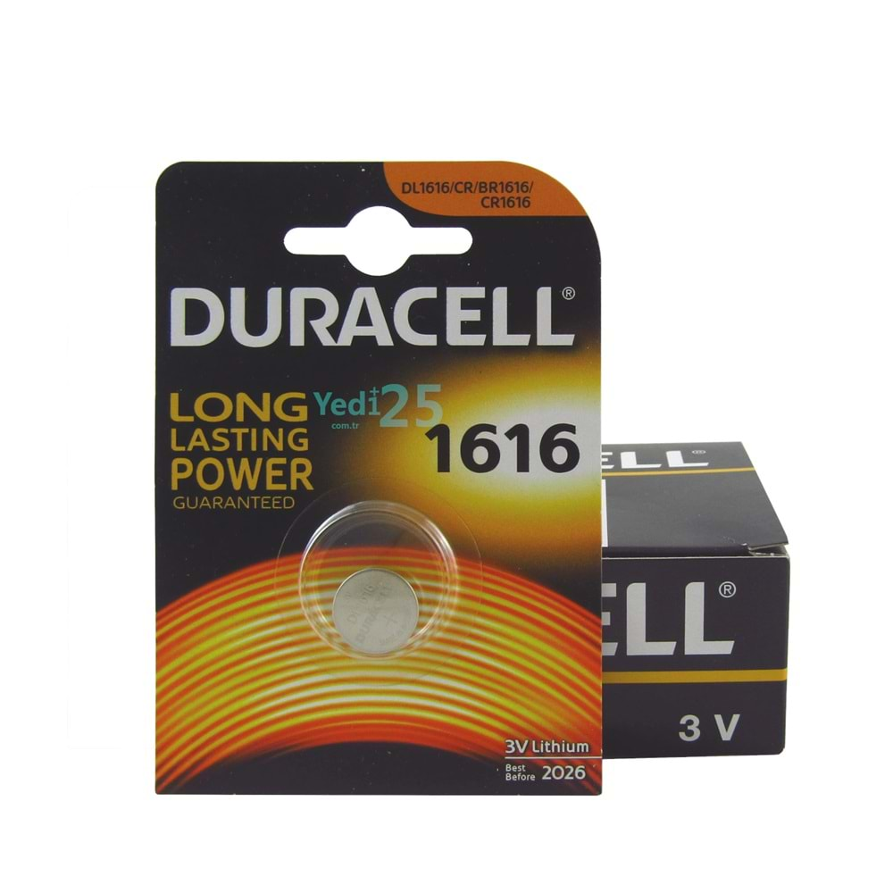 Duracell 1616 Lityum Pil