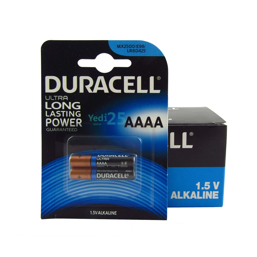 Duracell AAAA 2'li Alkalin Pil