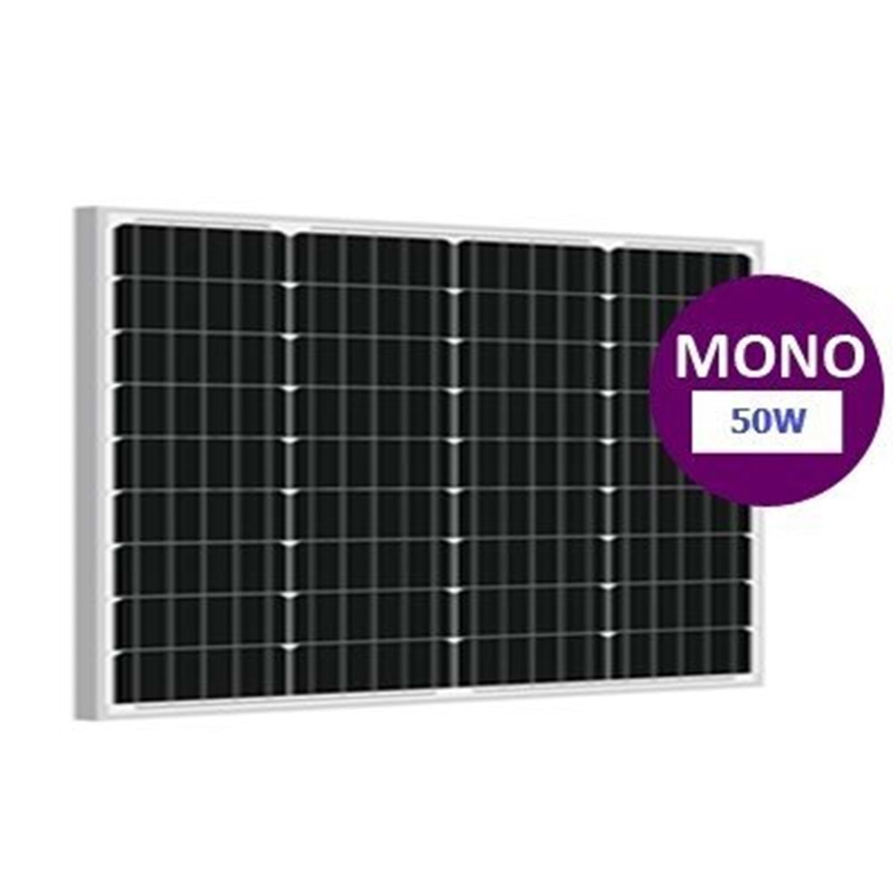 Lexron 50W Monokristal Güneş Paneli