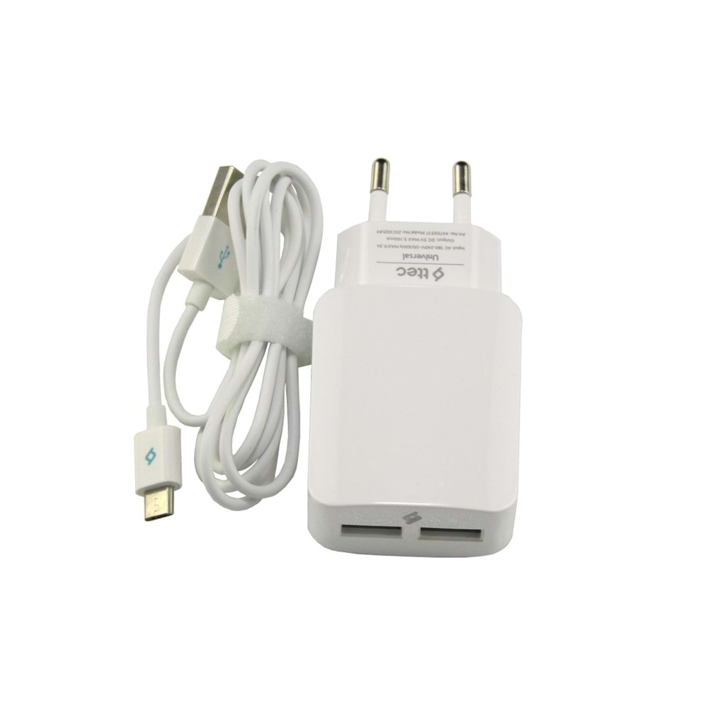 Ttec SpeedCharger Duo Şarj Aleti 3.1A Micro USB 2SCS02UM