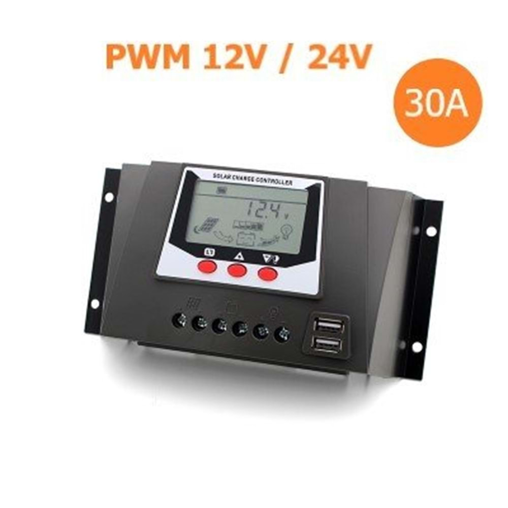 Juta 30A Pwm Şarj Kontrol Cihazı