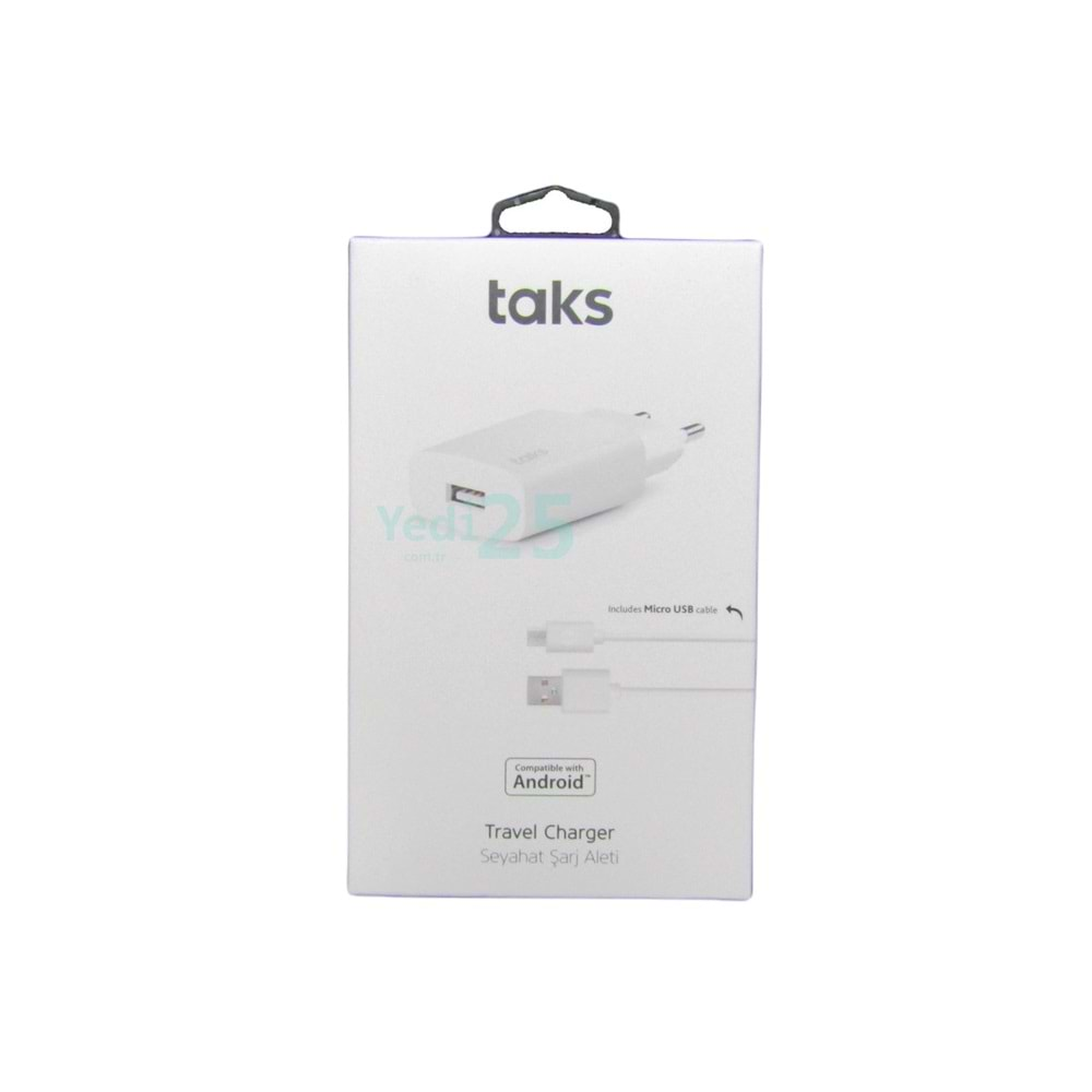 Taks 1.5A Şarj Aleti + Micro Usb Kablo 5TS01MB