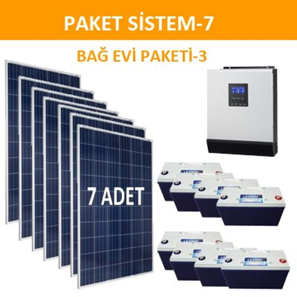 Bağ Evi Solar Sistem Paketi (Paket 7)