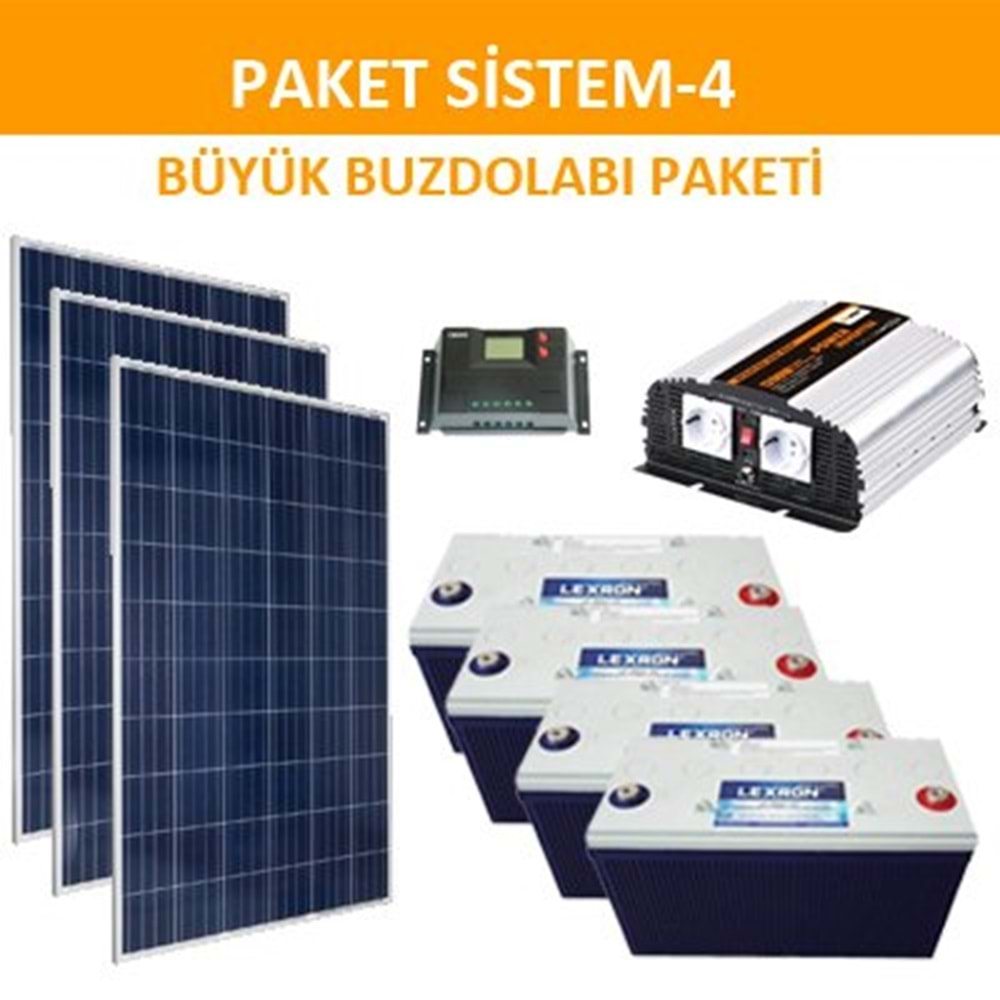 Büyük Buzbolabı Solar Sistem Paket (Paket 4)