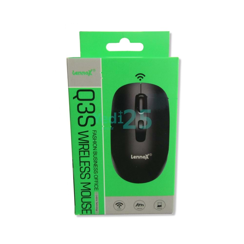 Lennox Q3S Kablosuz Usb Mouse