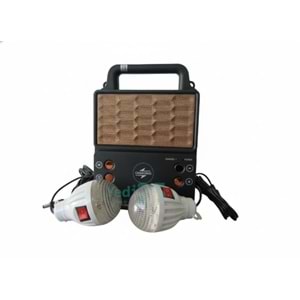 Everton RT913 Güneş Enerjili 2 Ampullü Fener/Radyo