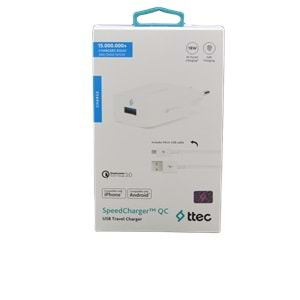 Ttec SpeedCharger 18W QC 3.0 Aleti Micro Usb Kablo 2SCQC01M