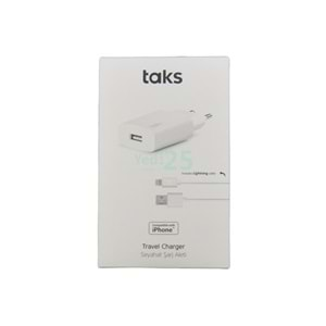 Taks 1.5A Sarj Aleti + Lightning Kablo 5TS01L