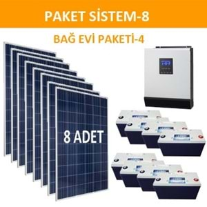 Bağ Evi Solar Sistem Paketi (Paket 8)