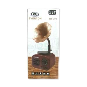 Everton RT-705 Gramafon Görünümlü Bluetooth Hoparlör & Radyo