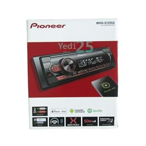 Pioneer MVH-S125UI Oto Teyp USB Aux Girişli