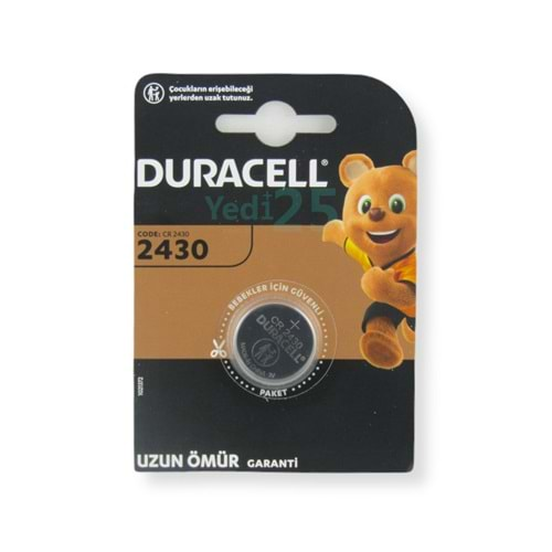 Duracell 2430 3V Düğme Pil