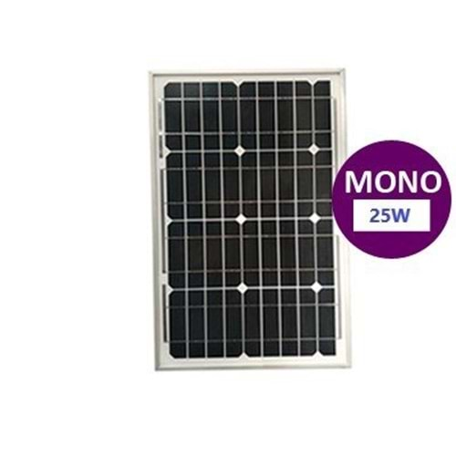 Lexron 25W Monokristal Güneş Paneli