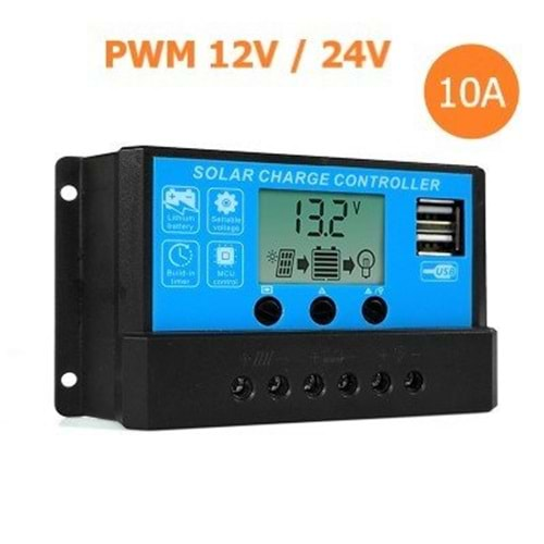 Juta 10A Pwm Şarj Kontrol Cihazı